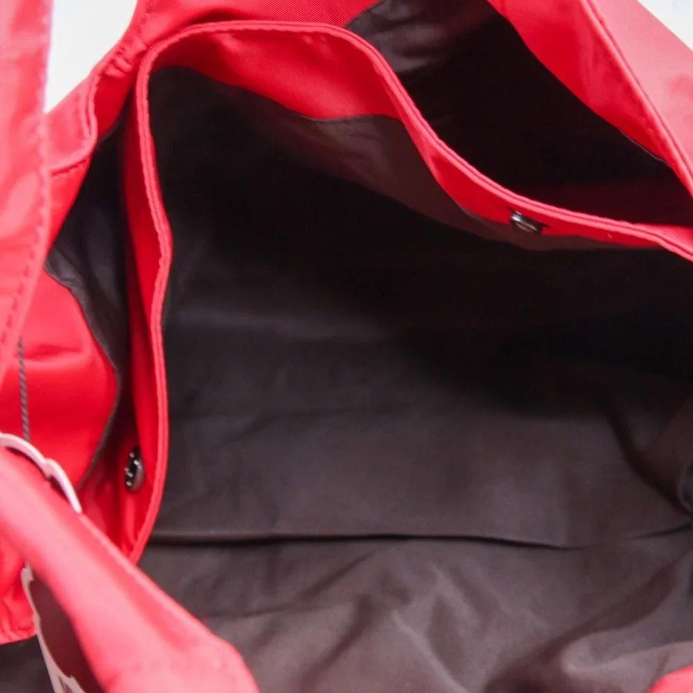 Miso Red Pet Tote - Stylish Travel Bag for Small Dog - full purse/computer space